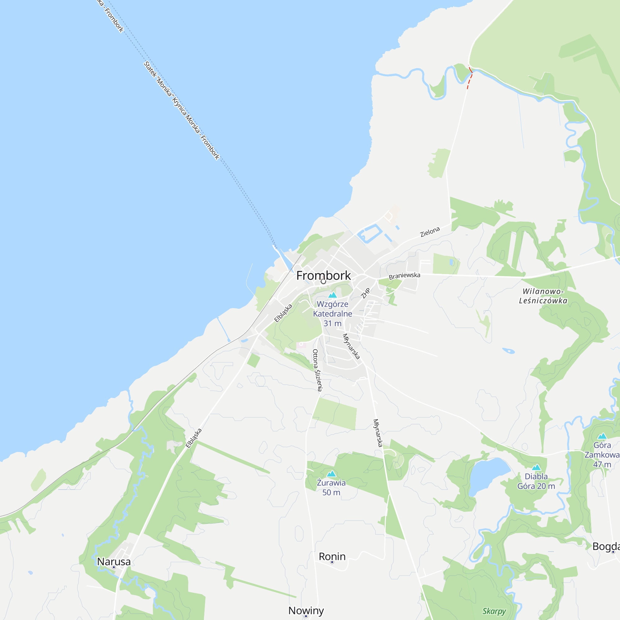 Schronisko Młodzieżowe map