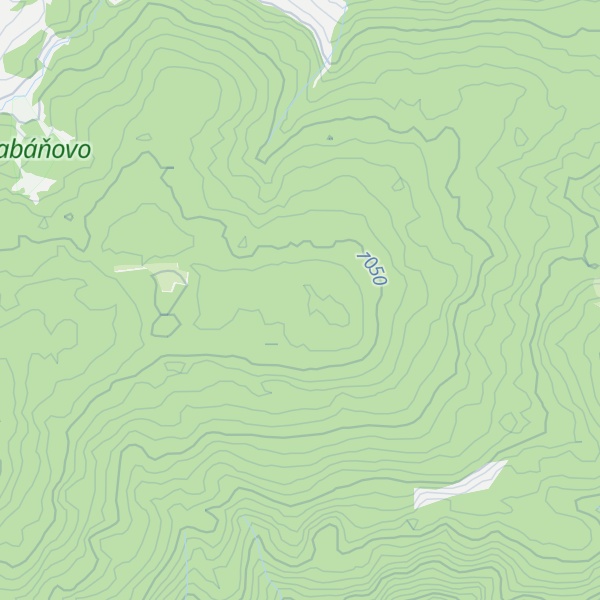 Map of Petrov vrch