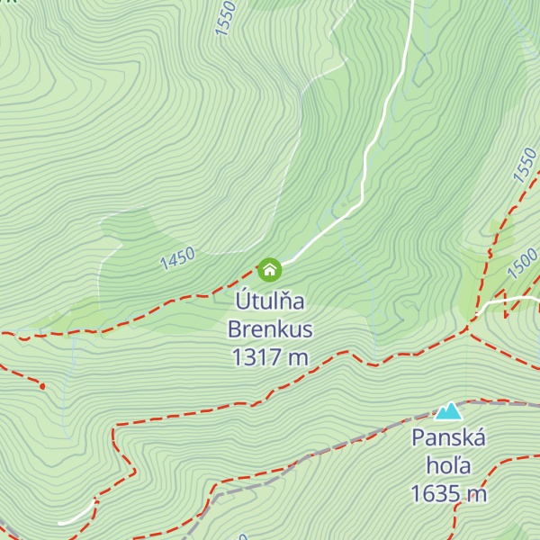 Map of Útulňa Brenkus