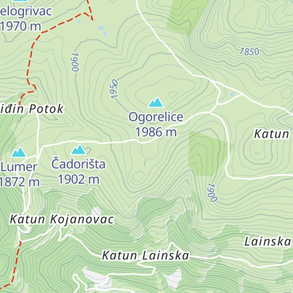 Map of Sarina glava