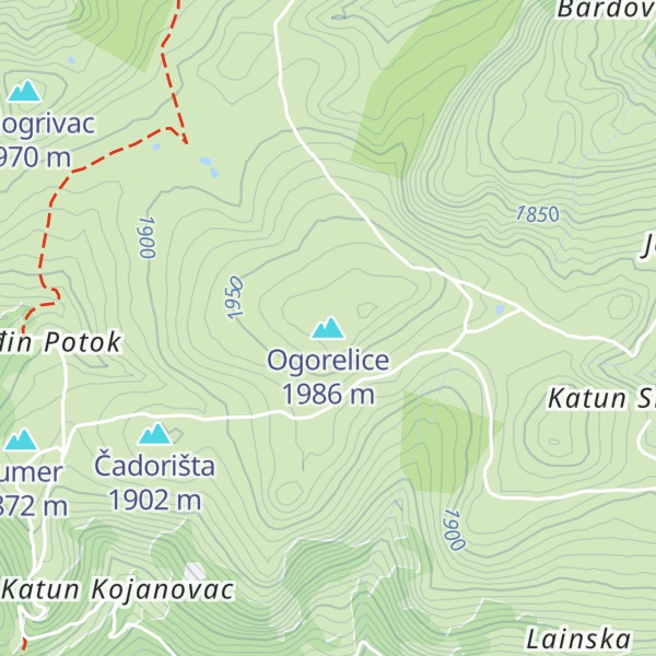 Map of Ogorelice