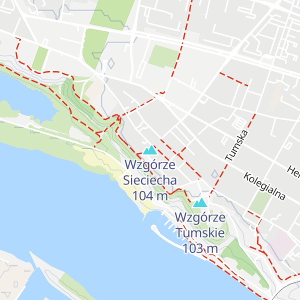 Map of Wzgórze Sieciecha