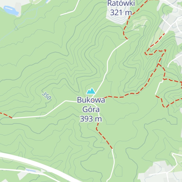 Map of Bukowa Góra