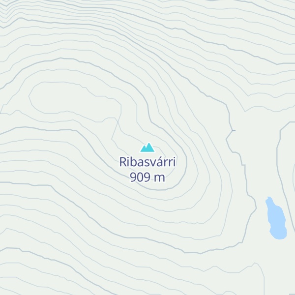 Map of Ribasvárri