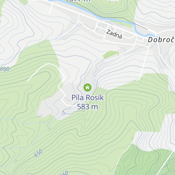 Map of Píla Rosík