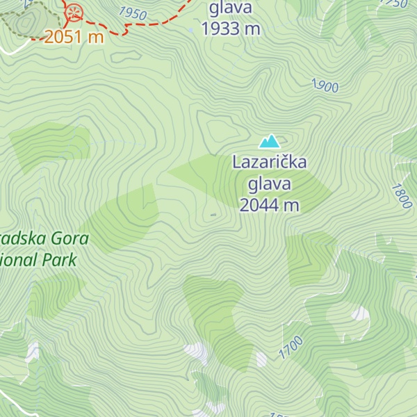 Map of Prijeki smet
