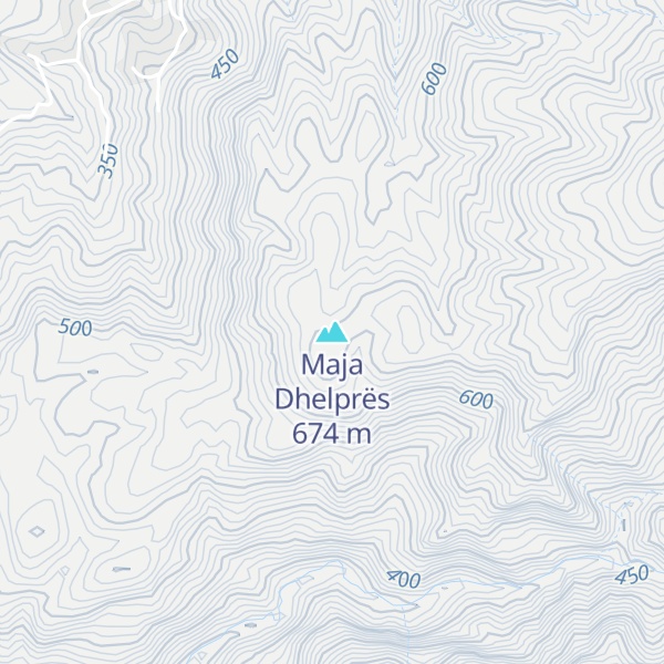 Map of Maja Dhelprës