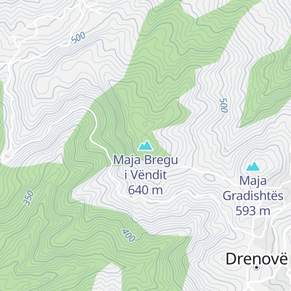 Map of Maja Bregu i Vëndit