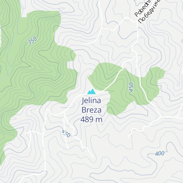 Map of Jelina Breza