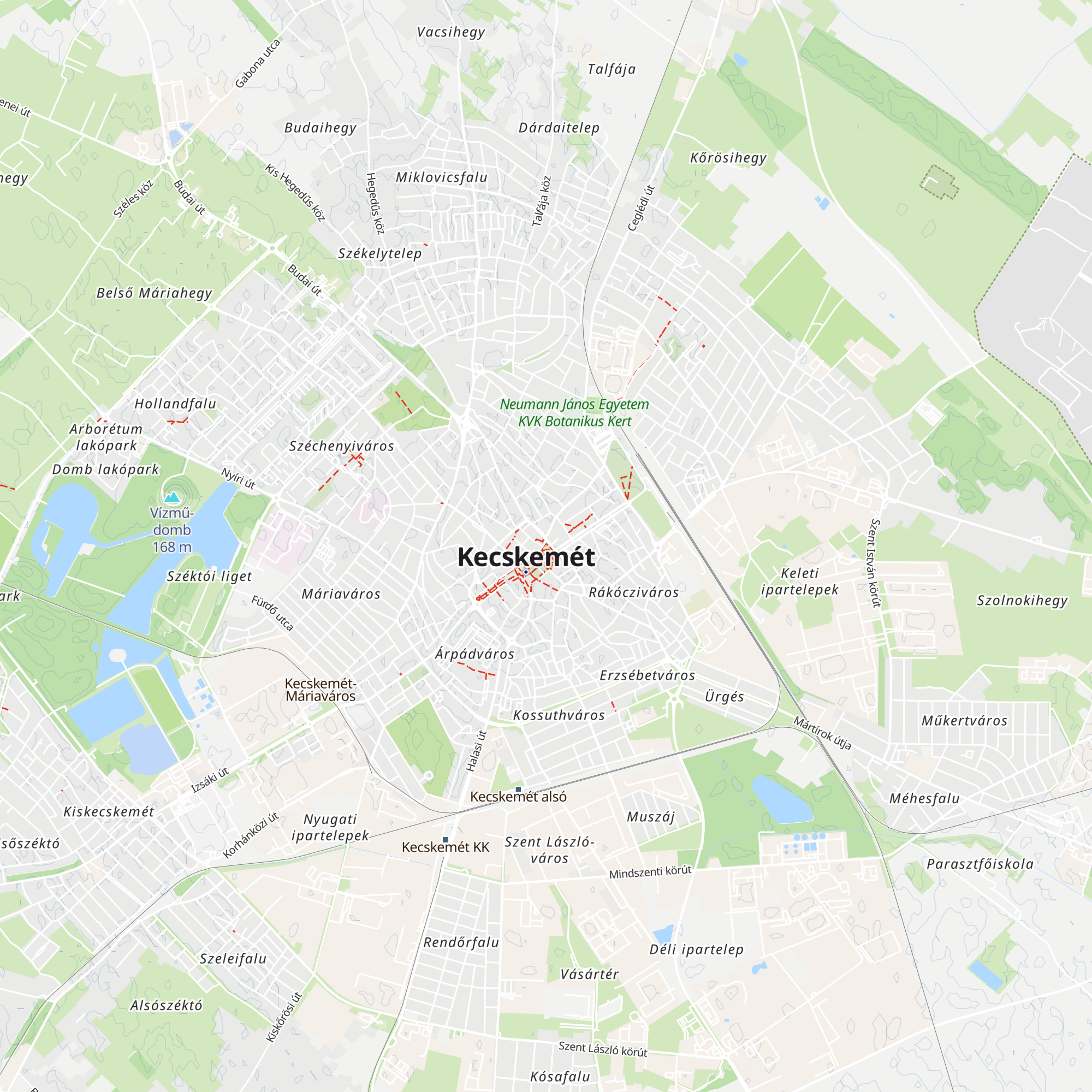 Tourinform Kecskemét map