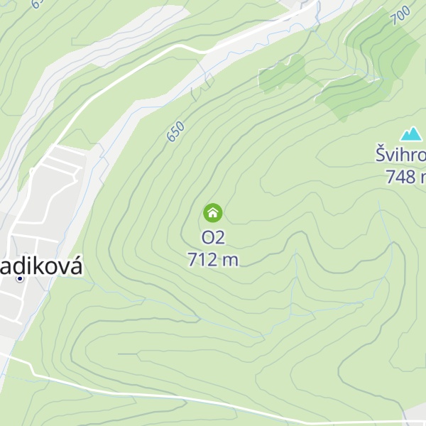 Map of O2