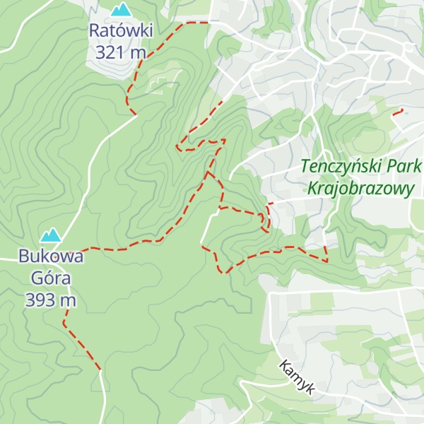 Map of Dębowa Góra