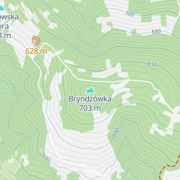 Map of Bryndzówka