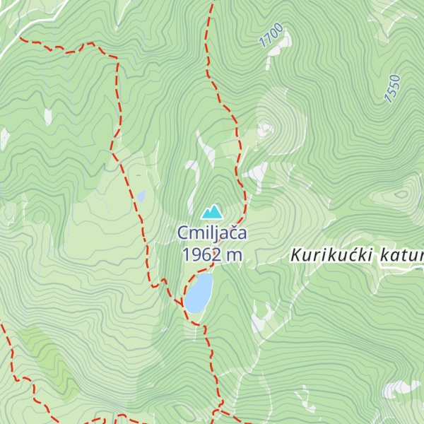 Map of Cmiljača