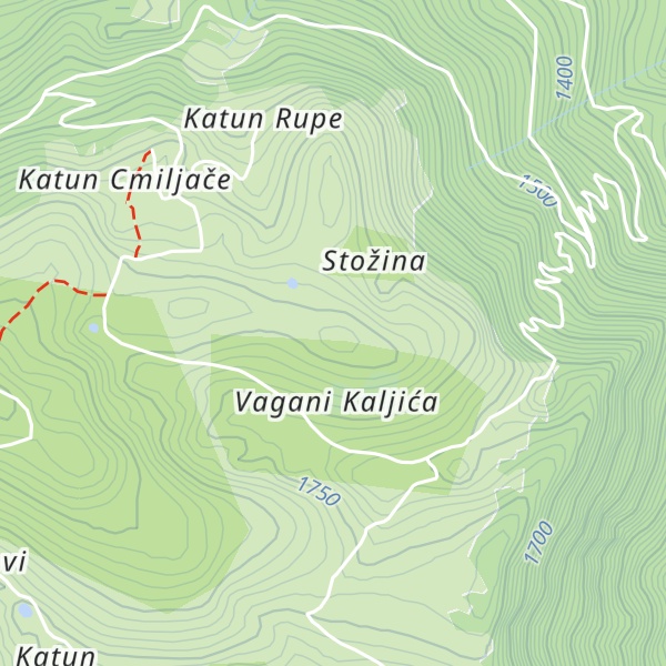 Map of Vagani Kaljica