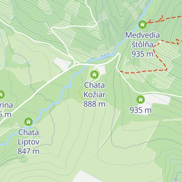 Map of Chata Třinec