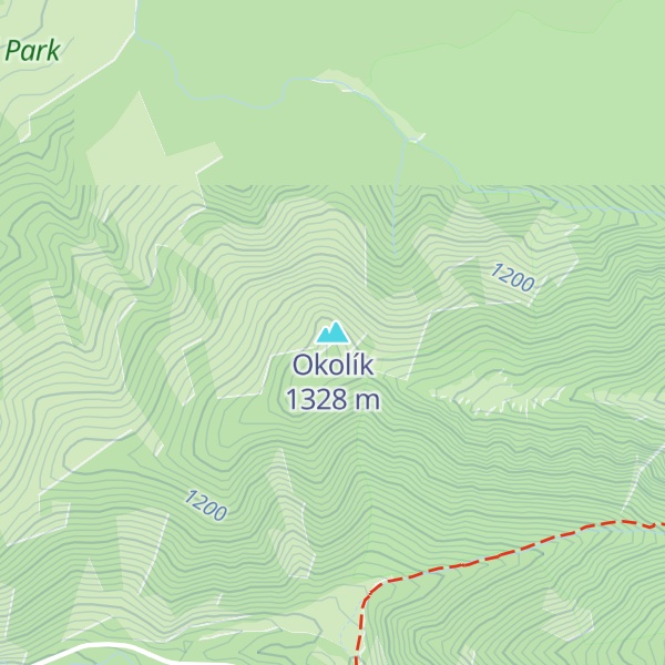 Map of Okolík