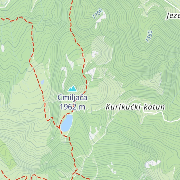 Map of Krstonjin krs