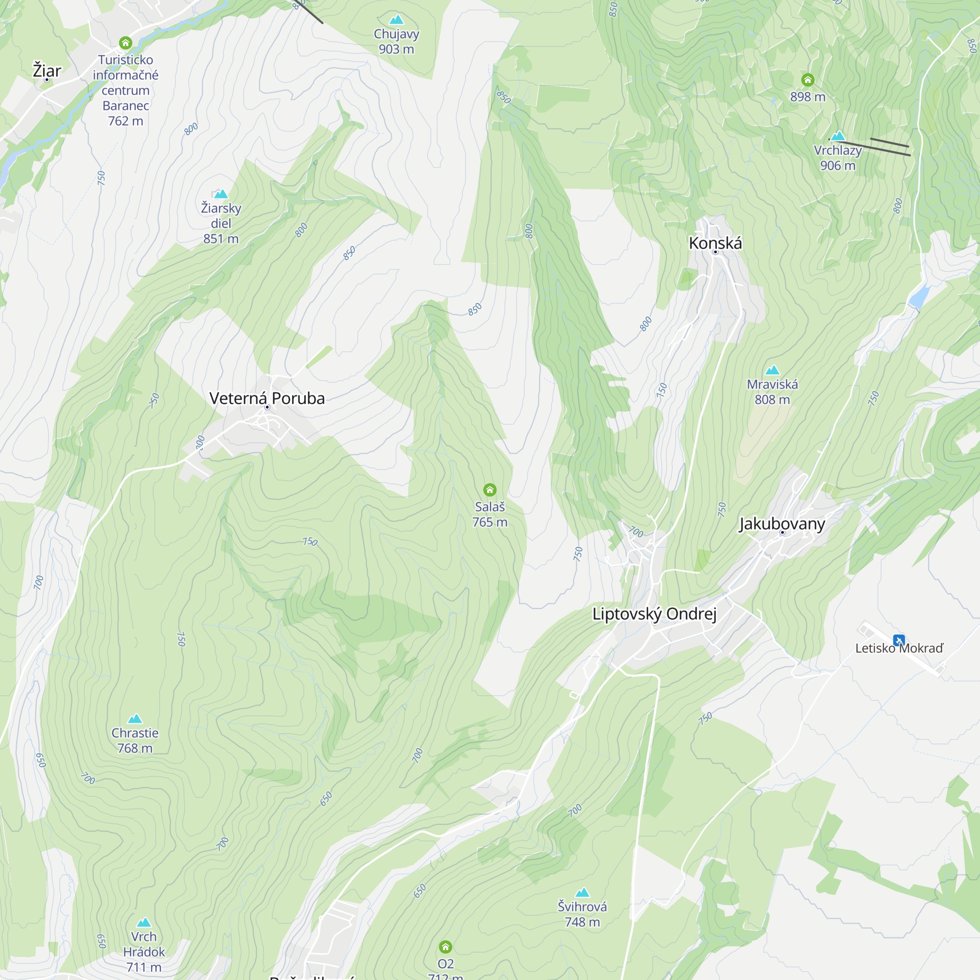 Salaš map