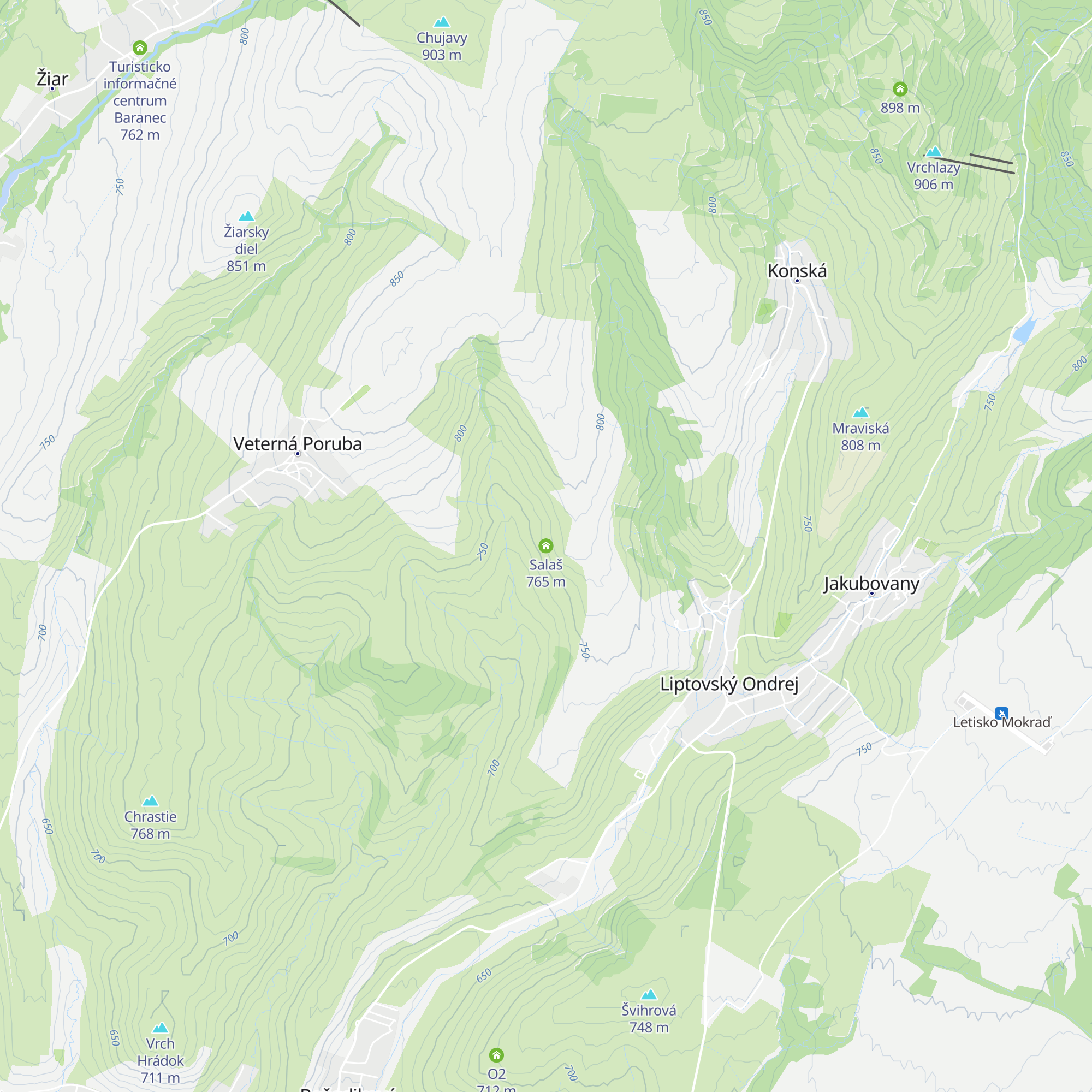Salaš map