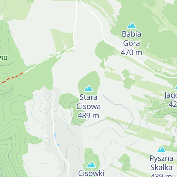 Map of Stara Cisowa