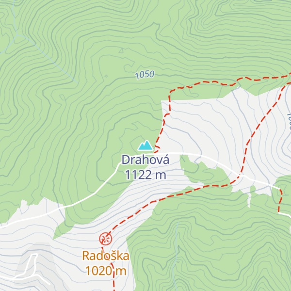 Map of Drahová
