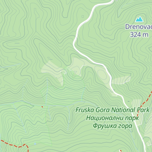 Map of Ravni breg