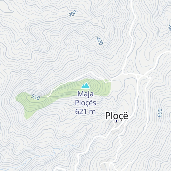 Map of Maja Ploçës