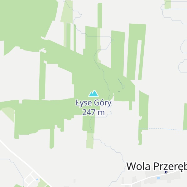 Map of Łyse Góry