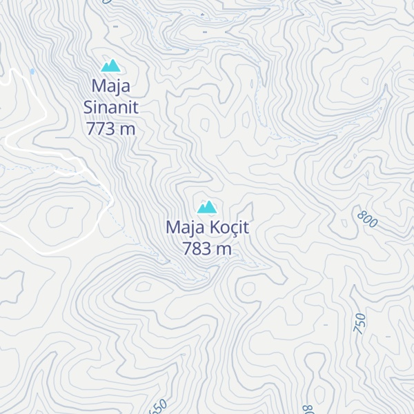 Map of Maja Koçit