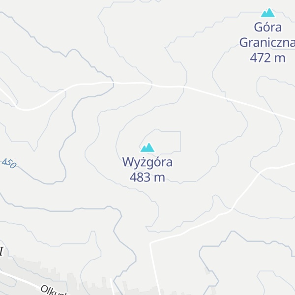 Map of Wyżgóra