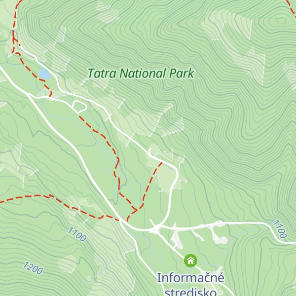 Map of Horská záchranná služba Západné Tatry - Zverovka