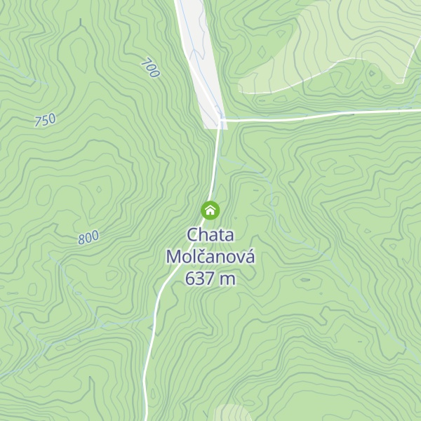 Map of Chata Molčanová