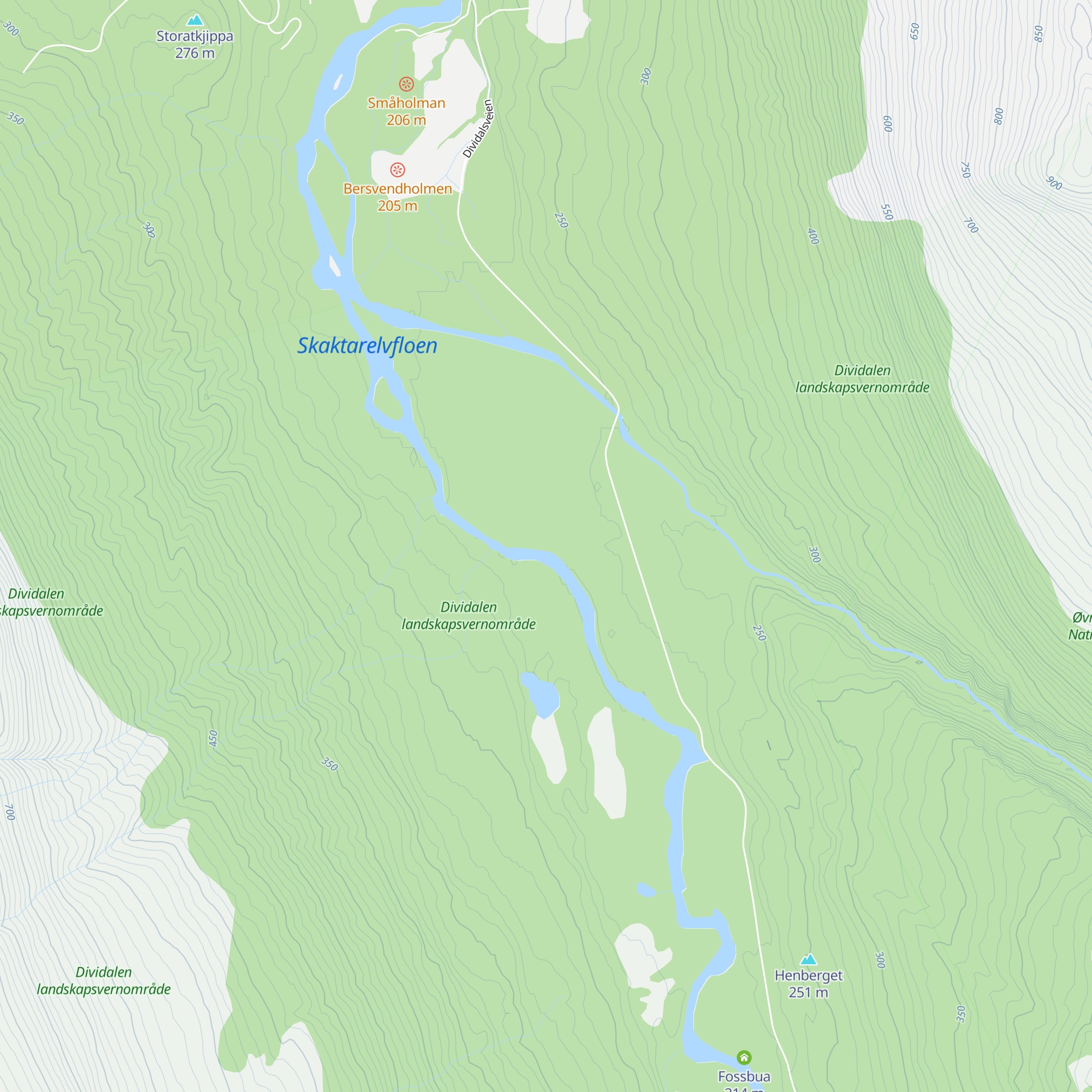 Veslnesbua map