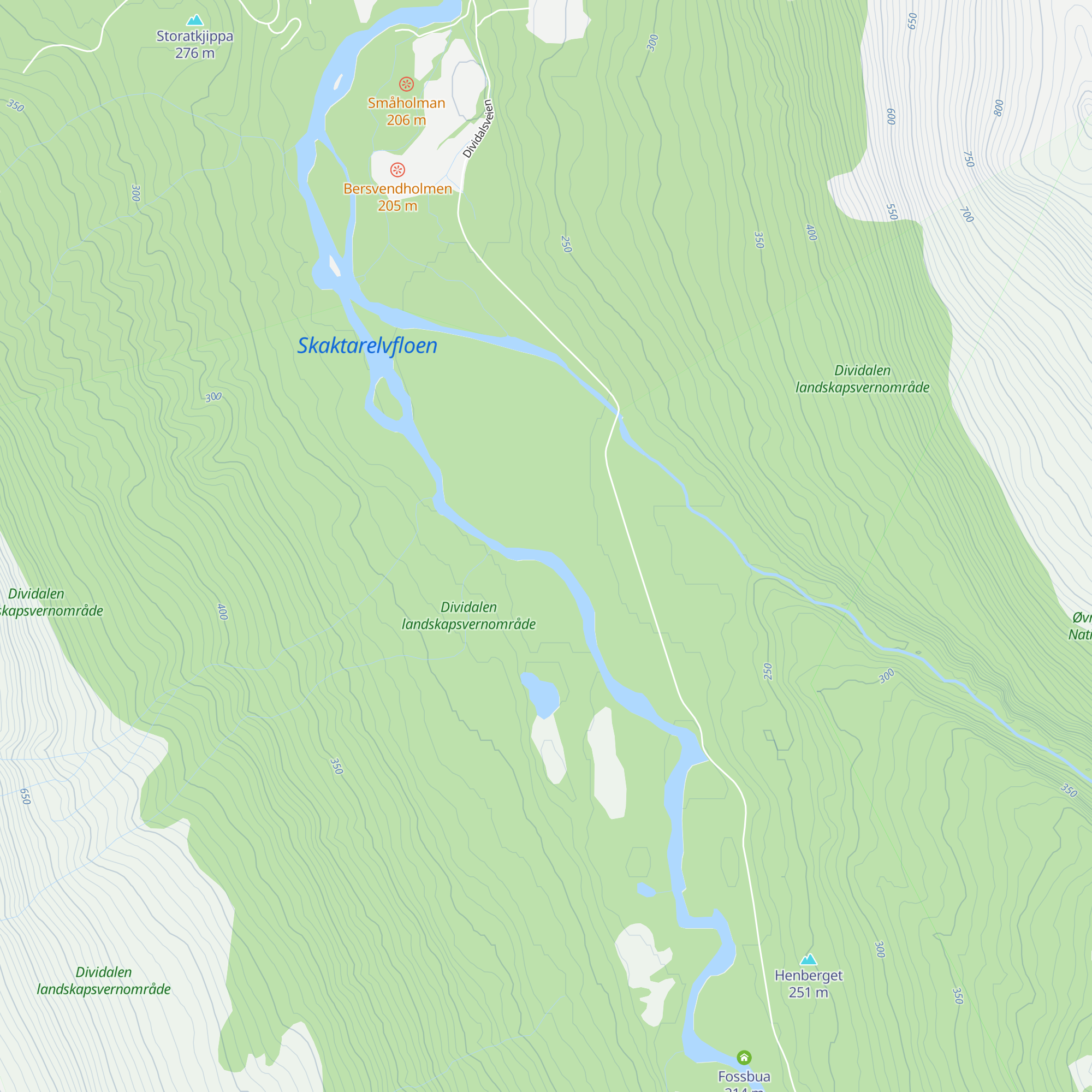 Veslnesbua map