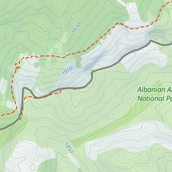 Map of Ilijina glava / Maja Lugu i Dolit (B6/XIX)