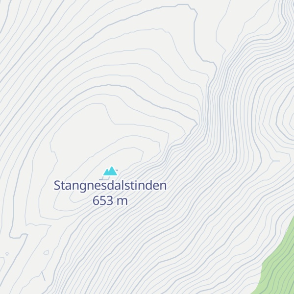 Map of Oddekollen