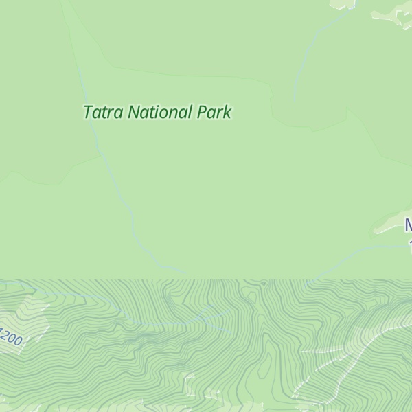 Map of Zadná Kremenná