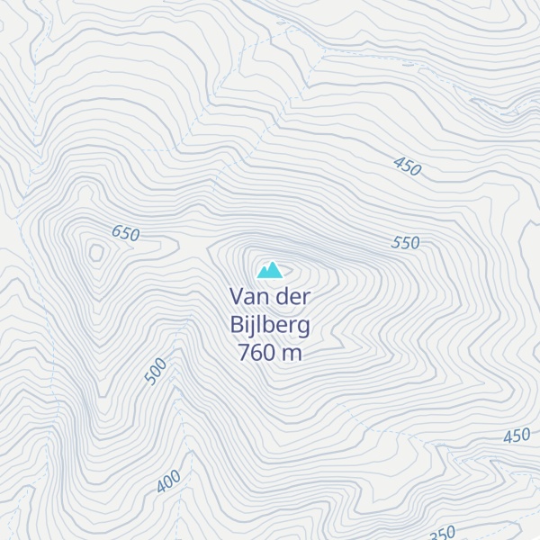 Map of Van der Bijlberg