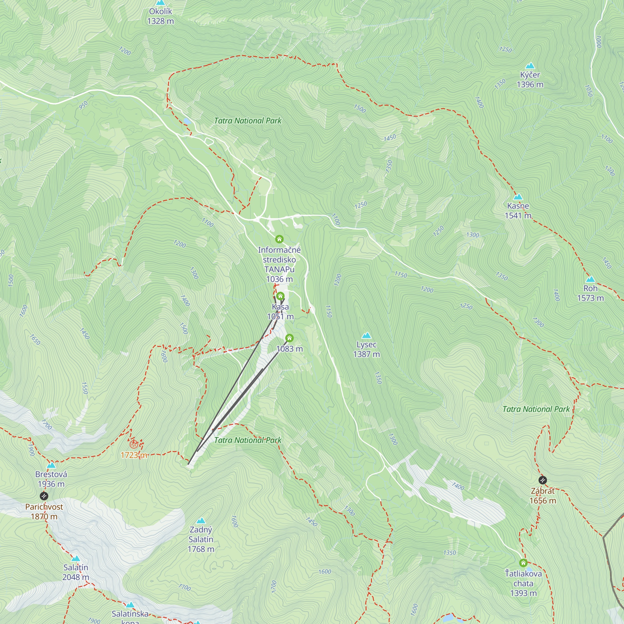 Bufet pred rampou map