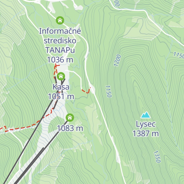 Map of Bufet pred rampou