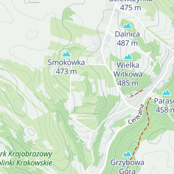 Map of Chochołowe Skały