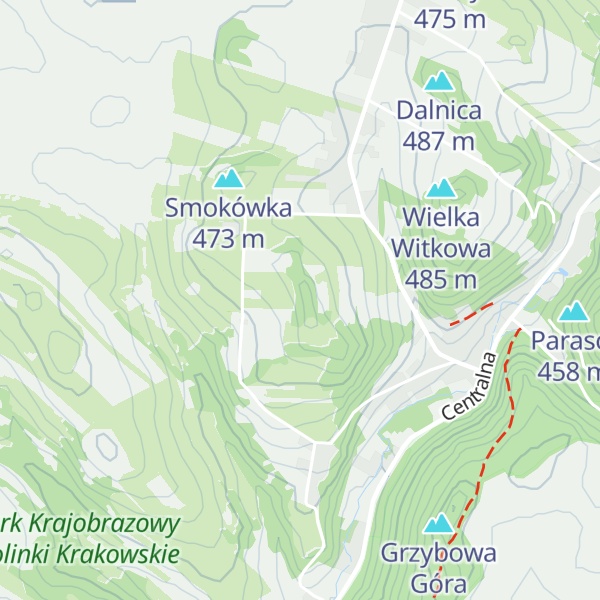 Map of Skała Krzyżowa