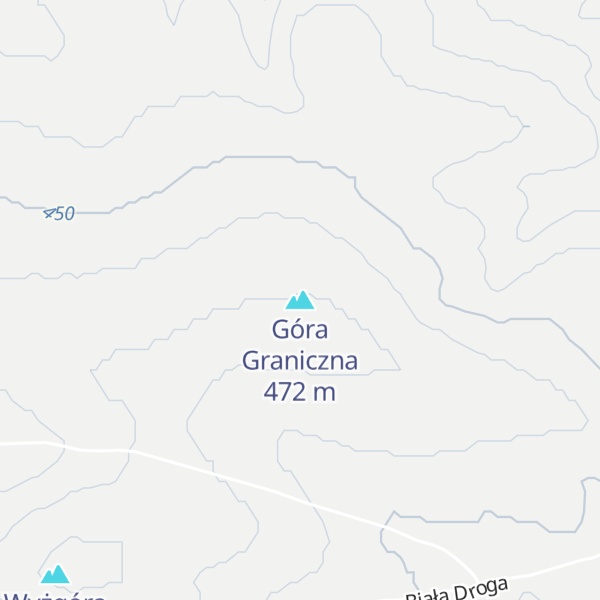 Map of Góra Graniczna