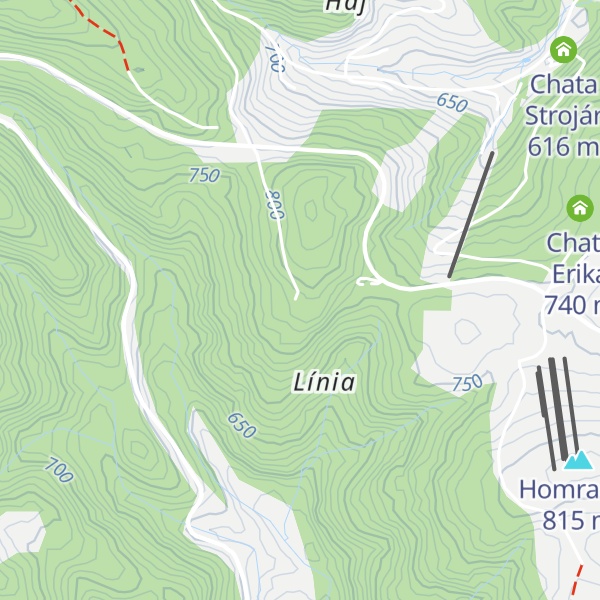Map of Chata Prima