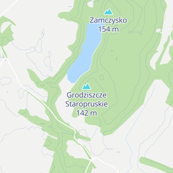 Map of Grodziszcze Staropruskie