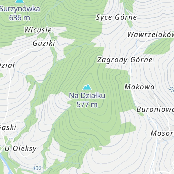 Map of Na Działku