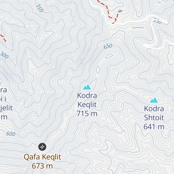 Map of Kodra Keqlit