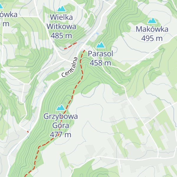 Map of Żurowska Góra