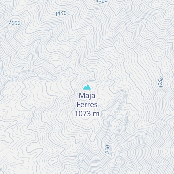 Map of Maja Ferrës